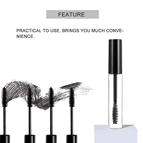 Lurrose Tubos de Rímel 8 Unidades Vazios Tubo de Cílios Recarregável E Recipiente de Rímel Diy Varin