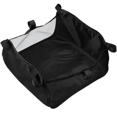 DOITOOL Panier de Rangement pour Poussette, Filet de Rangement pour Poussette, Noir, 30 X 25 X 14 Cm