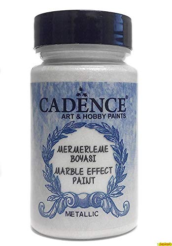 Cadence Pintura Efecto Mármol Perla Metalizado 90ml Ref. 001