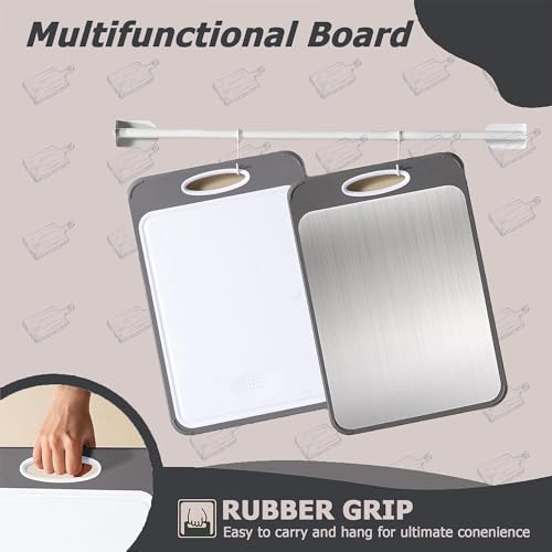 Large Stainless-Steel Cutting Board for Kitchen, Food Grade and Dishwasher Safe, Great for Meat and Veggies, Easy to Use, Strong and Long Lasting - Image 5
