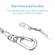 LQIOACU Vogel Leine Silber 6m, Haustier Vogel Fußkettchen, 8.5mm Vogelringe, Papageien Vogel Stand Fußkettchen Anti-Biss Flying Rope Leash Kits Papagei Fußkette Haustier Outdoor Traktion