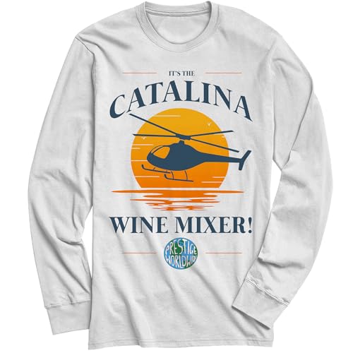 Step Brothers Catalina Wine Mixer Sunset Graphic Adult T-Shirt