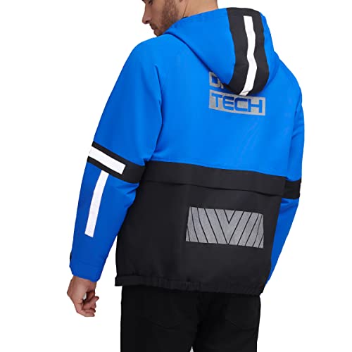 Image of DKNY mens Dkny Men's Taslan Performance Hoody With Reflective Detail