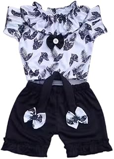 Top & Bottom Set for girls-1, Comfortable T-Shirt with Matching Bottom Black (0-1 Years) Price In India