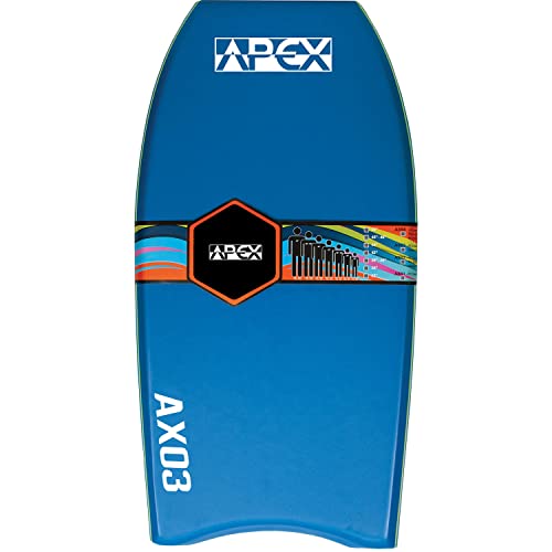 Alder 42' APEX-03 PE Pro Bodyboard - Blue/Lime