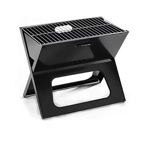 Tragbarer Grill Easy Grill Faltbarer Holzkohlegrill Extra Große Grillfläche Mit Reisetasche Und Grillheber, Home-Outdoor-Werkzeuggrill Für