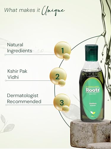 Image of Rootz Hair Oil 100gm x 2 | Natural Hair Growth Oil for Anti-Hair Fall & Regrowth | Enhances Vitality | Made with Kshir Pak Vidhi for Healthy, Strong & Nourished Hair | Pack of 2