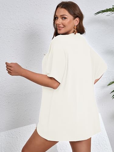 Image of AusLook Women's Plus Size Lightweight Open Front Cardigan 3 /4 Sleeve Cover Ups Shrugs Shawls and Wraps Kimono Jacket Coat