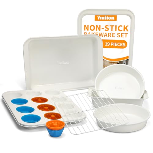 Ymiton 19-Piece Bakeware Set