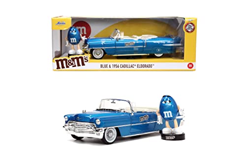 Jada Toys M&amp;M's - Bleu &amp; Cadillac Eldorado 1965-1:24