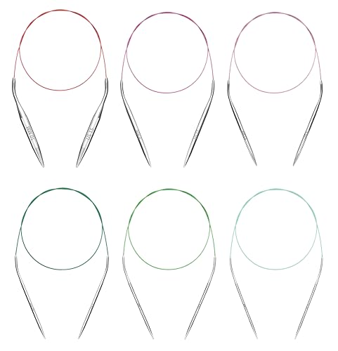 Circular Knitting Needles Set Round Needle Metal...