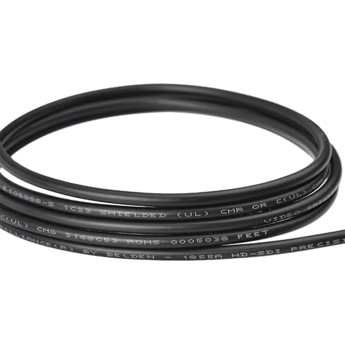 Image of Superbat 3G 6G SDI Cable 6ft Right Angle BNC Male to Male Belden 1855A Cable 75 Ohm Thin Short Camera Wire for HD SDI Converter Camera CCTV Monitor Video Switcher Splitter etc 2-Pack