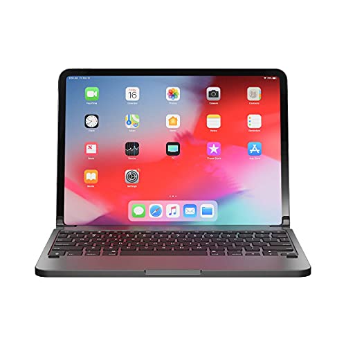 Image of Brydge Pro 11.0 Keyboard for 11-inch iPad Pro 1st & 2nd Generation, 2018 & 2020 Models | Aluminum Wireless Bluetooth Keyboard with Backlit Keys | Long Battery Life | (Space Gray)