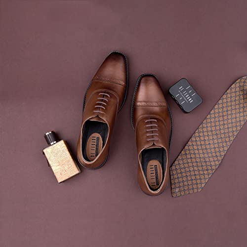 Image of Handmade Premium Genuine Leather Formal Shoes for Men | Office Uniform Dress Oxford Shoes | Gold Shoes