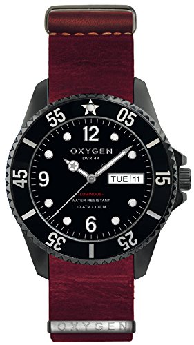 OXYGEN Moby Dick Black 44 - Reloj de pulsera