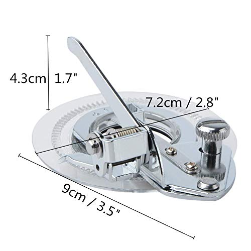 Pie para máquina de coser bordado circular margarita miniatura 2