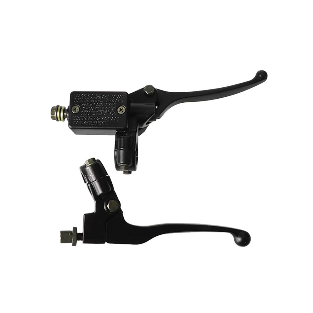 VghkDFCFH Motorcycle Clutch Lever Motorcycle Brake Pump Right Master Cylinder Hydraulic Lever Left Clutch Handle for Quad Moped Scooter(1 Pair)