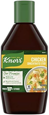 Knorr Concentrated Stock For a Flavorful and Aromatic Chicken Stock Chicken Gluten Free and No Artificial Flavors, Colors or Preservatives 8.45 fl oz