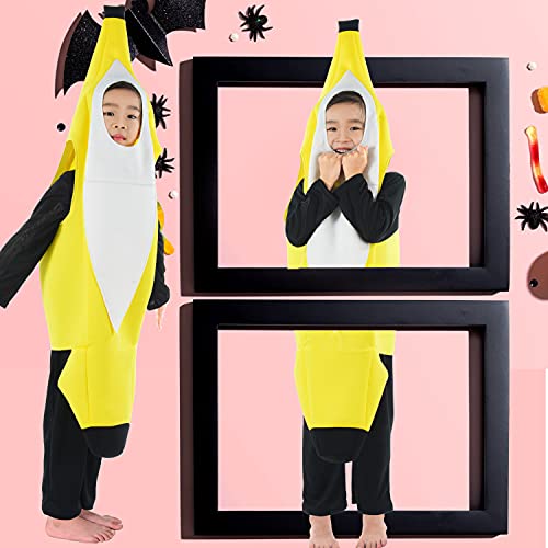 Besutolife Kids Banana Costume for Boys Girls Halloween Costumes Role Play Costume for Kids Light Weight Banana Dress Up 4-8T - image 5