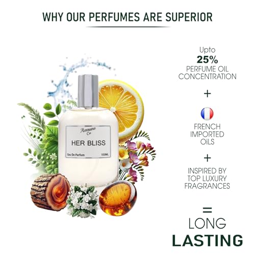 Image of Her Bliss | Luxury Women Eau De Parfum | Aquatic Musk Floral | Citrus Amber Woody | Strong & Long Lasting Fragrance for Woman | Luxury Gift for Women | 100 ml