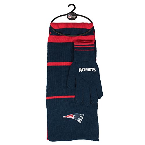 NFL Scarf Glove Gift Set Stripe,