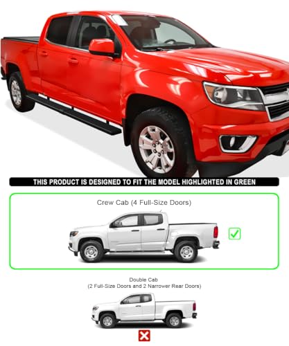 Estribos APS Wheel to Wheel para Chevy Colorado y GMC Canyon miniatura 2