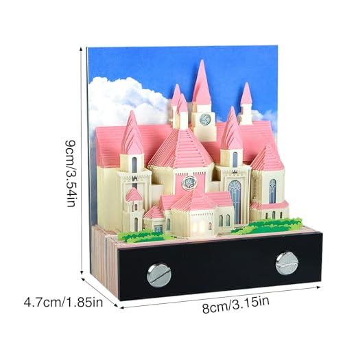 Bloc-notes 3D 2026 oublis évités grâce au pense-bête église pour bureau