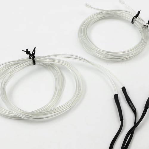 Ieron El Wire Ice Blue Neon Rope Strip Lights Neon Glow Electroluminescent Wire 5 in 1 Meter for Parties DIY Decoration - Image 3