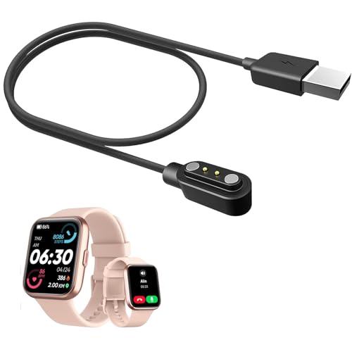 SNHVXLFW Cable USB Compatible para Smartwatch Tensky Reloj Inteligente Hombre Mujer 1,85