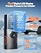 Tire Inflator Portable Air Compressor - Smart APP Air Pump for Car Tires, All-in-One Storage Portable Tire Pump for Car, 3X Speed & Automatic Stop Inflation, for Car, Motorcycle, Bicycle, Ball