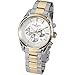 Produktbild JACQUES LEMANS Herrenuhr Metallband massiv Edelstahl ip-Gold/Bicolor Chronograph 42-6H