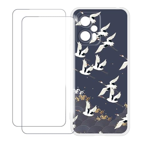 UOGNADGD Xiaomi Redmi Note 11T Pro �Ƃ̌݊������� �J�X�^���J���t���P�[�X�{�����K���X�ی�t�B����2���t�� ? �Ռ��z�������h�~ (����)