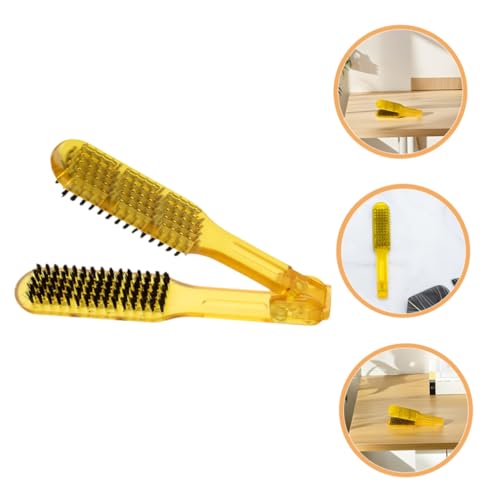 Cepillo alisador de pelo estático doble cara 3pcs miniatura 7