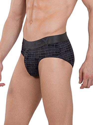 Image of Jockey IC29 Men Tactel Microfiber Elastane Stretch Printed Brief with Moisture Move Properties (Prints May Vary)