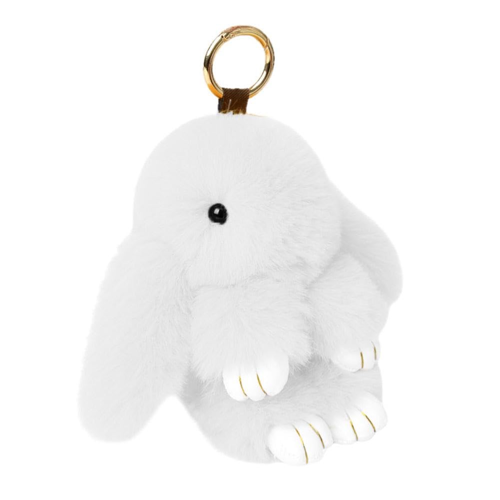Amazon.co.jp: うさぎのキーホルダー、ふわふわのうさぎの