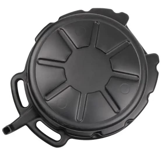 Image of AASONS 15-Litre Drain Pan Oil /Liquid Recovery Container, Waste Liquid /Oil Change | Plastic Oil Pan Waste Engine Oil Collector Tank Gearbox Oil Trip Tray Car Repair Fuel Fluid Change Garage Tool