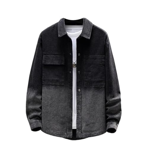 Veste en jean homme décontractée manteau denim léger surchemise mode