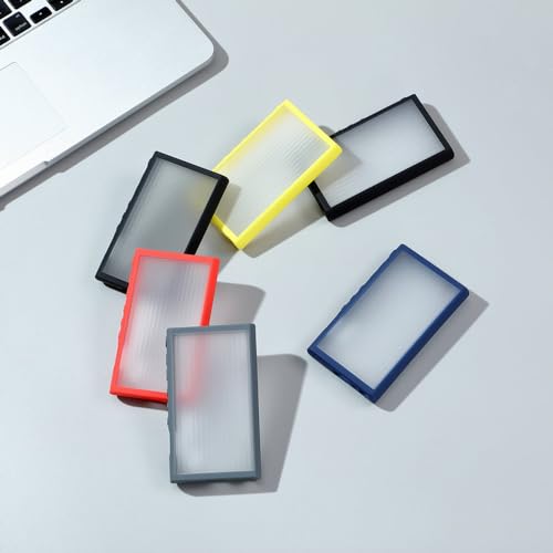 Upgrated Flexible Shockproof Textured Skin Feel Protective Shell Case Cover for Sony Walkman NW-A300 Series NW-A306 NW-A307 (Clear Black)