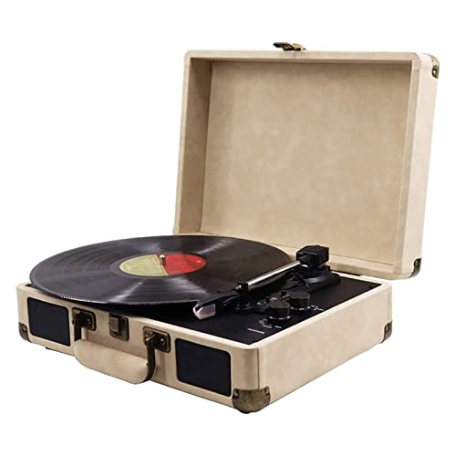 Record Player Turntable with USB Recording 3 Speed Vinyl with Pitch Control Support 3-Sizes of Records - Les Beatles, Paul McCartney, John Lennon, RIngo Starr, George Harrison Record Player Turntable with USB Recording 3 Speed Vinyl with Pitch Control Support 3-Sizes of Records