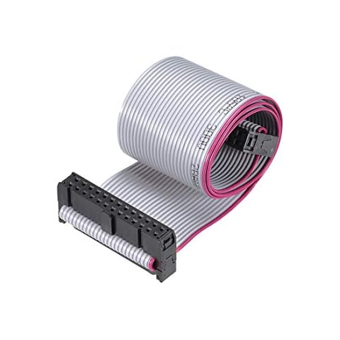 sourcing map Cable de Cinta de Alambre Plano IDC FC/FC Conector Tipo A de 26 Pines Cover