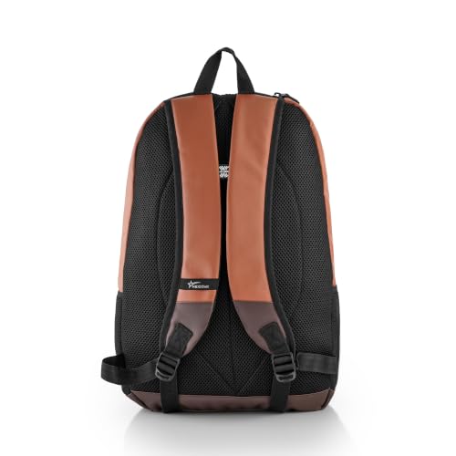 Image of Premium Dual-Tone Casual Backpack for Office and College | 1 Compartment, 2 Storage Pockets and Bottle Holder | Polyester Fabric with 16 Litres Capacity