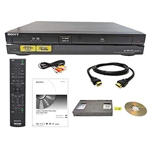 Sony VHS to DVD Recorder VCR Combo w/ Remote, HDMI