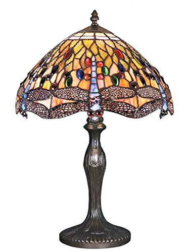 Dragonfly Tiffany Small Table Lamp