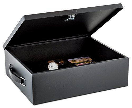 Honeywell Safes & Door Locks Deluxe Steel Security Box – 0.26 Cub...