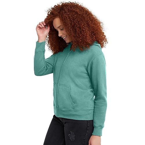 Hanes Women's Hanes Women's Hoodie, Ecosmart Fleece Full-zip Hoodie, Zip-up Hooded Sweatshirt for Women Jacket (pack of 1)