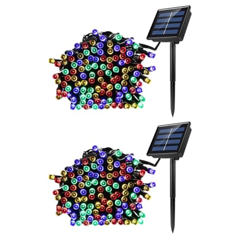 Luces solares de cadena LED para jardín