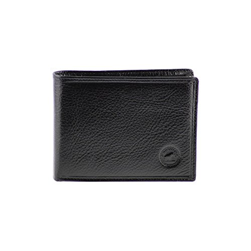 Frédéric Johns Portefeuille à l'italienne Cuir Noir N1181 Porte-Monnaie Homme Cadeau prête à Offrir ou s'offrir Cover