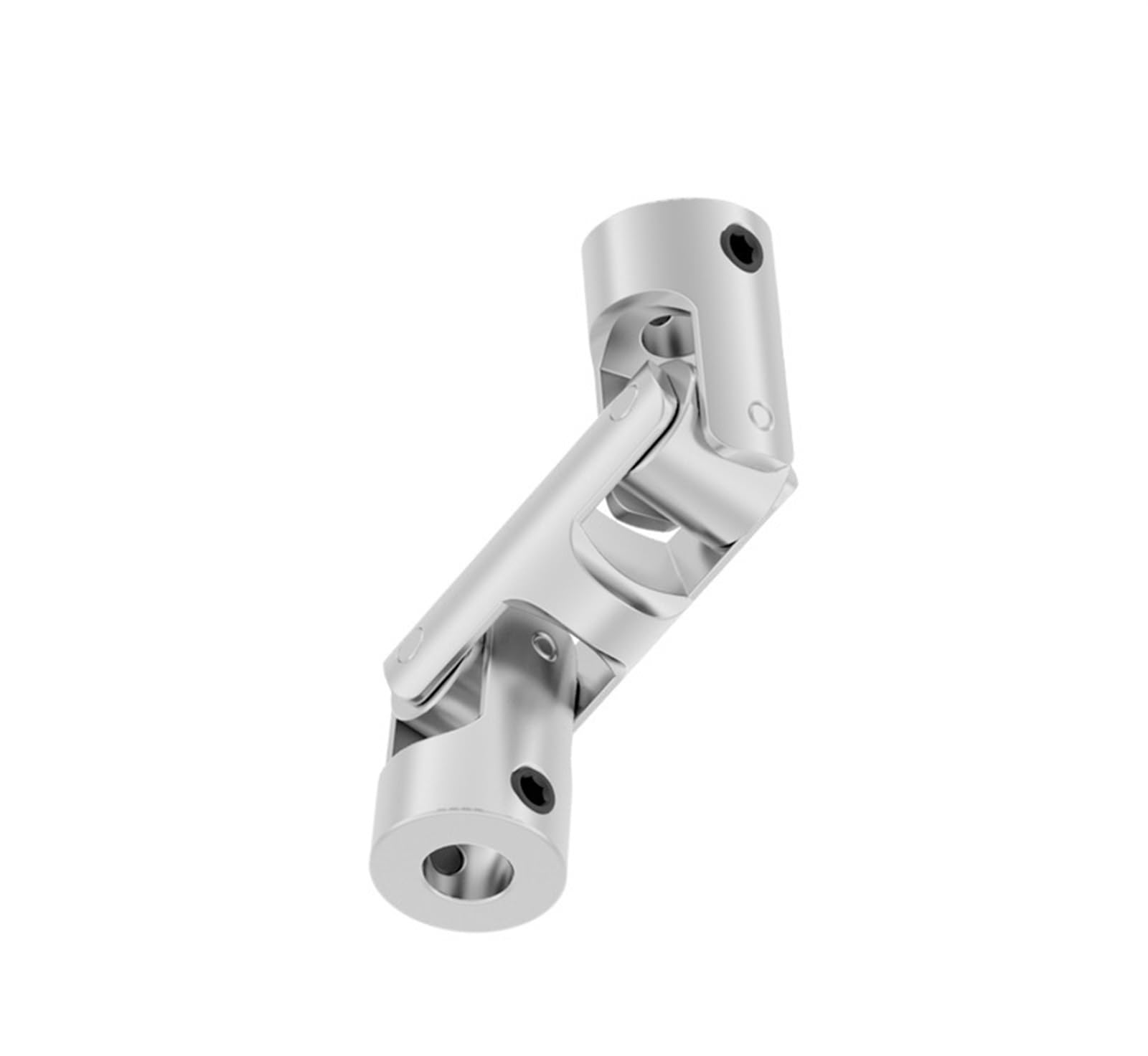 Rigid coupling,Stainless steel rigid coupling 1pcs D12L52 Mini Coupling Universal Joint Diameter 12mm Length 52mm Coupler Gimbal Joint Cardan(5mm to 5mm)