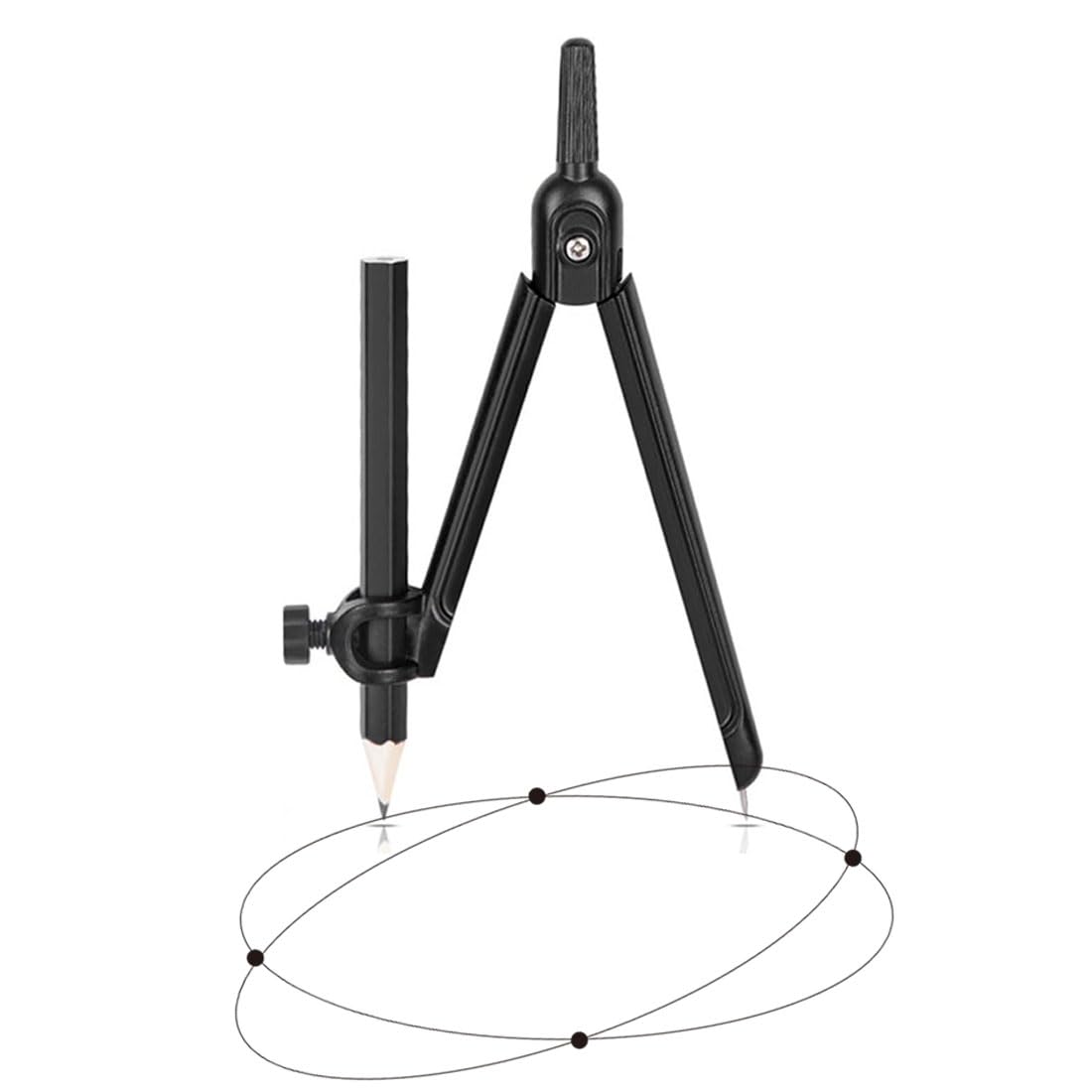 Compas de Puntas - Grande Compás Escolar Divisor de ala de Marcado Brújula Profesional,Compas Carpintero Scratch Compass Medidor de Distancia Cuero De Dibujo,para geometría,Dibujo y Dibujo