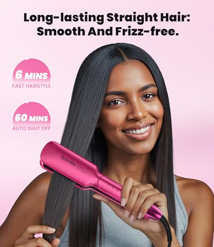 Plancha para cabello Terviiix con placas de 1-3/4 pulg miniatura 2